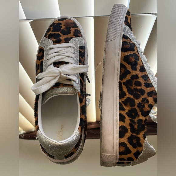 J Crew Leopard Ponyhair Sneakers - Picture 3 of 4